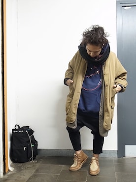 「OPENING CEREMONY（オープニングセレモニー）のアイテム（シューズ）」を使った、higeさん（メンズ・165cm）の秋コーディネート
