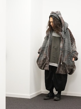 「JULIEN DAVID（ジュリエンデビッド）のアイテム（シューズ）」を使った、higeさん（メンズ・165cm）の春コーディネート