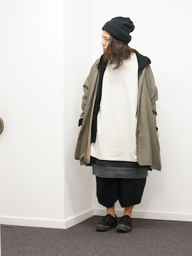 「JULIEN DAVID（ジュリエンデビッド）のアイテム（シューズ）」を使った、higeさん（メンズ・165cm）の春コーディネート