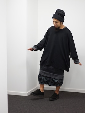 「KIDS LOVE GAITE」｜「アイテム（トップス）」を使った、higeさん（メンズ・165cm）の春コーディネート