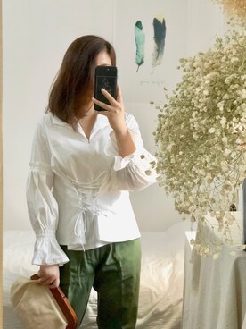 「squady（スカディー）のアイテム」を使った、lunaさん（レディース・158cm）の春コーディネート