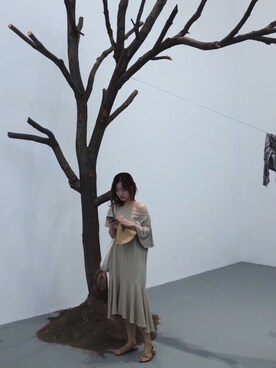 「看展穿搭」｜_chanさん（レディース・167cm）の夏コーディネート