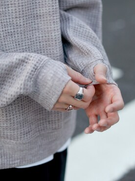 リングを使った ワッフル のメンズ人気ファッションコーディネート Wear