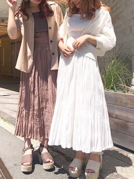 Asuka🧁さん（レディース・153cm）の春コーディネート