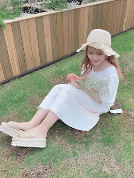 「アイテム（オールインワン・サロペット）」を使った、Asuka🧁さん（レディース・153cm）の春コーディネート