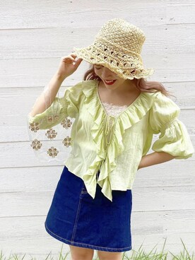 Asuka🧁さん（レディース・153cm）の夏コーディネート