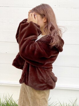 「秋のマイ旬スタイル」｜「アイテム（その他アウター）」を使った、Asuka🧁さん（レディース・153cm）の秋コーディネート