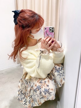 「アイテム（チュニック）」を使った、Asuka🧁さん（レディース・153cm）の冬コーディネート