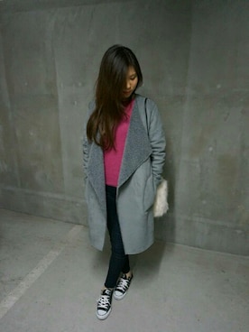 Dさん（レディース・172cm）の冬コーディネート