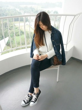 Dさん(レディース・172cm)の冬コーディネート