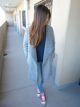 Dさん（レディース・172cm）の冬コーディネート