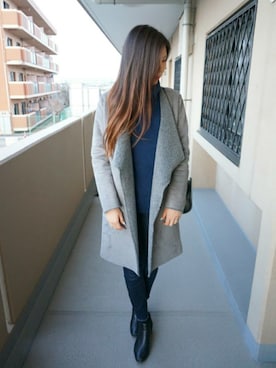 Dさん（レディース・172cm）の冬コーディネート