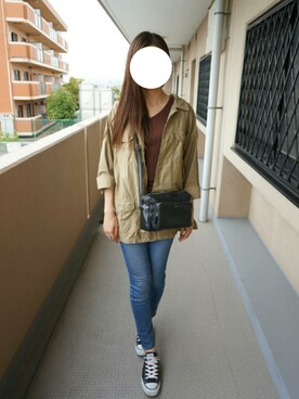 Dさん（レディース・172cm）の秋コーディネート