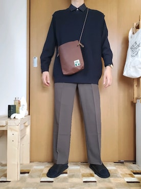 「marka（マーカ）のアイテム（バッグ）」を使った、しょうへいさん（メンズ・169cm）の夏コーディネート