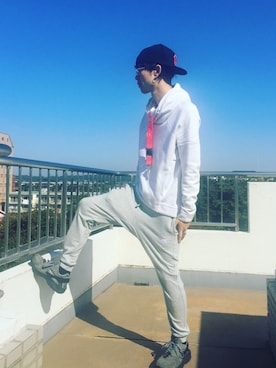 「NIKE(ナイキ)のアイテム(アクセサリー)」を使った、Kazumaさん(メンズ・172cm)の秋コーディネート