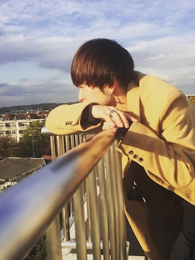 「Dr. Martens（ドクターマーチン）のアイテム（アクセサリー）」を使った、Kazumaさん（メンズ・172cm）の秋コーディネート