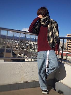 Kazumaさん（メンズ・172cm）の冬コーディネート