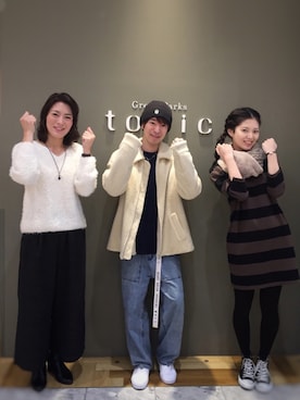 「アイテム（ワンピース/ドレス）」を使った、Kazumaさん（メンズ・172cm）の冬コーディネート