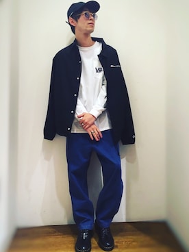 「SEVENDAYS=SUNDAY（セブンデイズサンデイ）のアイテム（その他アウター）」を使った、Kazumaさん（メンズ・172cm）の冬コーディネート