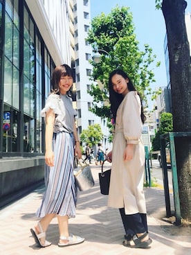 Kazumaさん（レディース・160cm）の夏コーディネート