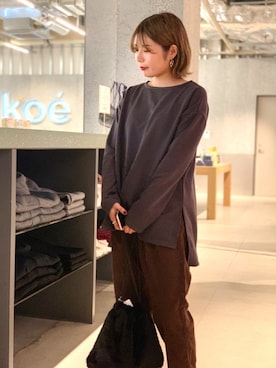 Kazumaさん（レディース・155cm）の秋コーディネート