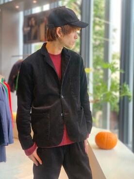 「koe（コエ）のアイテム（その他アウター）」を使った、Kazumaさん（メンズ・172cm）の秋コーディネート