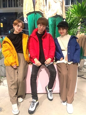 「秋冬」｜「アイテム（チュニック）」を使った、Kazumaさん（レディース・150cm）の秋コーディネート