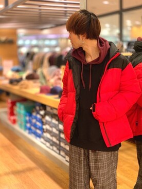 「SEVENDAYS=SUNDAY（セブンデイズサンデイ）のアイテム（ダウンジャケット/コート）」を使った、Kazumaさん（メンズ・172cm）の秋コーディネート