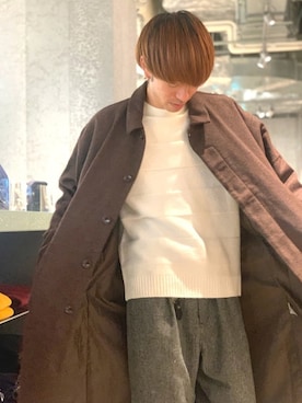 Kazumaさん（メンズ・172cm）の冬コーディネート