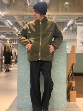 「koe（コエ）のアイテム（その他アウター）」を使った、Kazumaさん（メンズ・172cm）の冬コーディネート