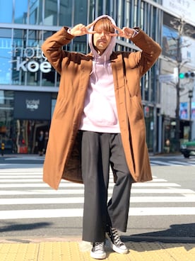 Kazumaさん（メンズ・172cm）の冬コーディネート