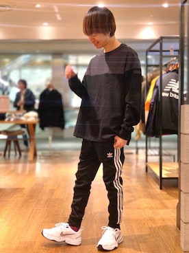 「SEVENDAYS=SUNDAY（セブンデイズサンデイ）のアイテム（シューズ）」を使った、Kazumaさん（メンズ・172cm）の冬コーディネート