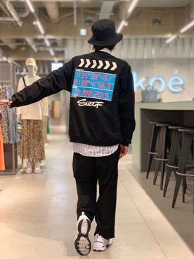 「SEVENDAYS=SUNDAY（セブンデイズサンデイ）のアイテム（シューズ）」を使った、Kazumaさん（メンズ・172cm）の春コーディネート