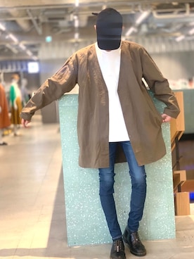 「koe（コエ）のアイテム（その他アウター）」を使った、Kazumaさん（メンズ・172cm）の春コーディネート