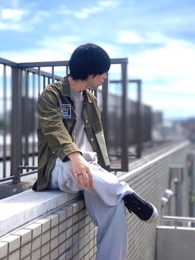 「Urcarol（ウルカロール）のアイテム」を使った、Kazumaさん（メンズ・172cm）の秋コーディネート