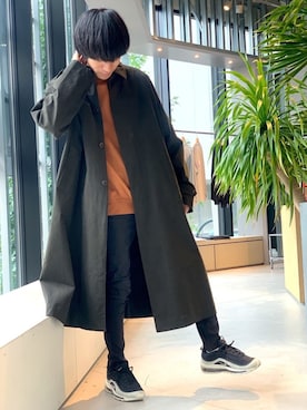 「koe（コエ）のアイテム（その他アウター）」を使った、Kazumaさん（メンズ・172cm）の秋コーディネート
