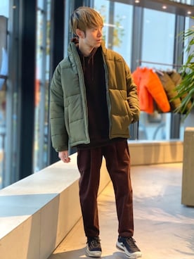 「koe（コエ）のアイテム（その他アウター）」を使った、Kazumaさん（メンズ・172cm）の冬コーディネート