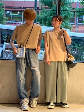 Kazumaさん（レディース・156cm）の夏コーディネート