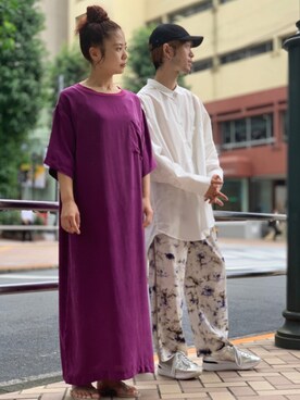 Kazumaさん（レディース・157cm）の夏コーディネート