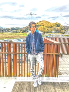 Yu-ki kudoさん（メンズ・178cm）の春コーディネート