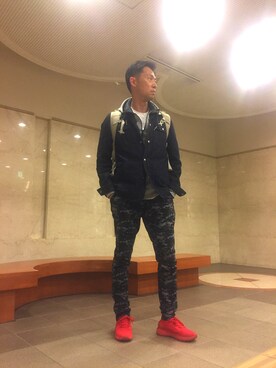 「DIFFEDUCATION（ディフデュ　ケーション）のアイテム（ジャケット/アウター）」を使った、Tripledouble567さん（メンズ・178cm）の春コーディネート