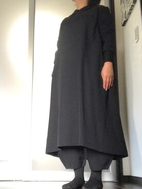 「tricot COMME des GARCONS（トリココムデギャルソン）のアイテム（ワンピース）」を使った、maruoさん（レディース・152cm）の春コーディネート