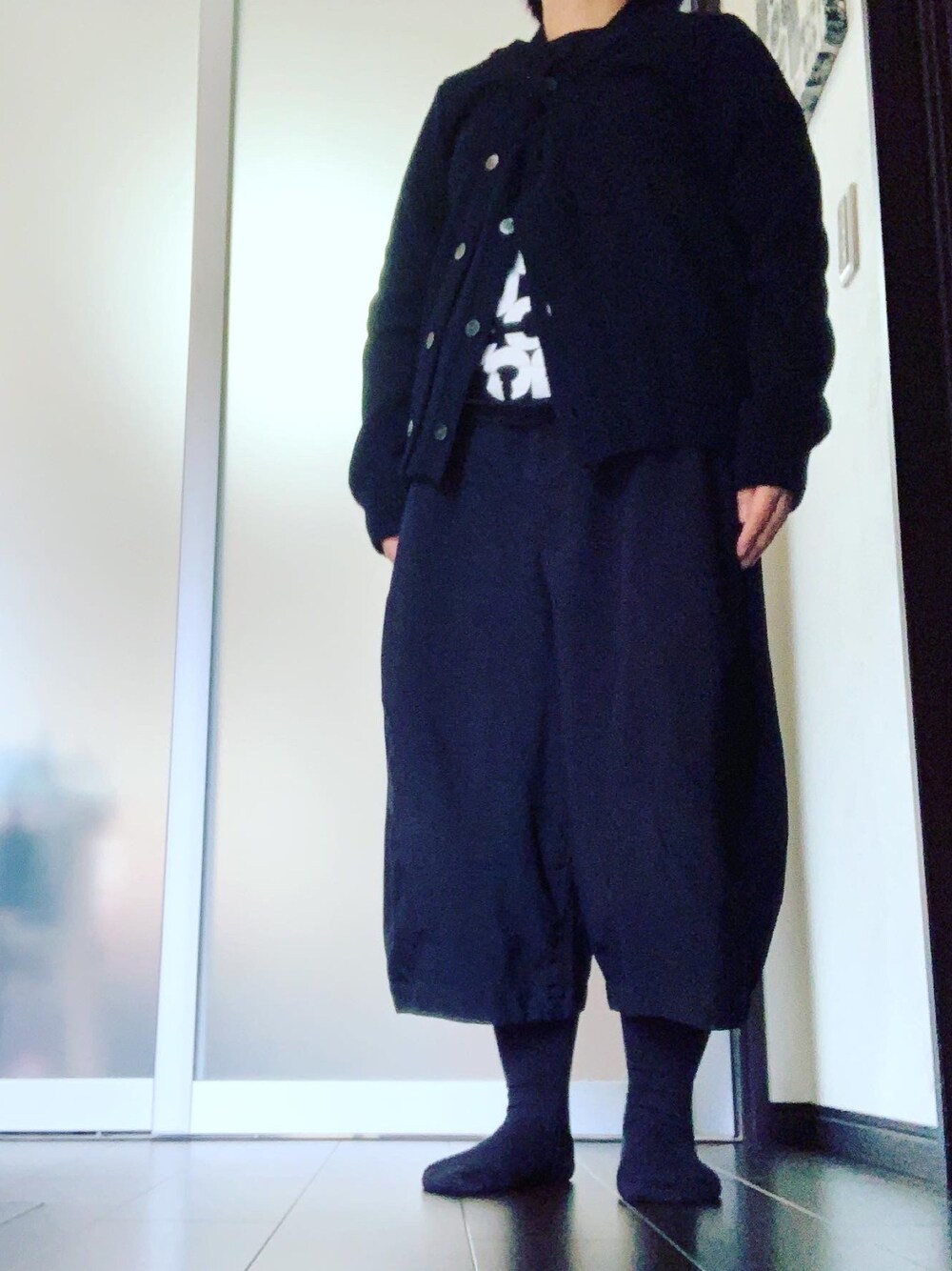 COMME des GARÇONS ブラック カーディガン ブラックコムデギャルソンBLACK COMME des GARCONS ボンボン装飾