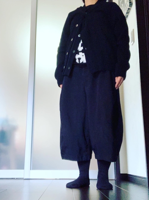 ブラックコムデギャルソン　ロングカーディガン BLACK COMME des GARCONSのカーディガン/ボレロを使った人気