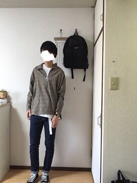 「チンスースタイル」｜シーユエン チンスーさん（メンズ・180cm）の春コーディネート