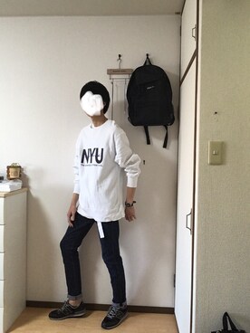 「チンスースタイル」｜シーユエン チンスーさん（メンズ・180cm）の春コーディネート