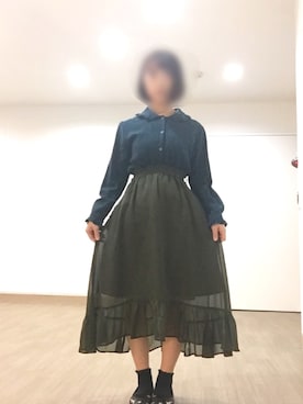 ななみさん(レディース・160cm)の冬コーディネート