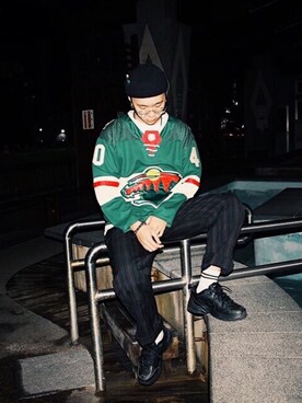 鄭宇翔さんのコーディネート