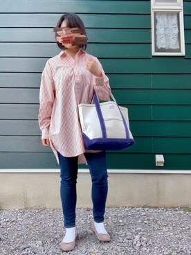 「秋のマイ旬スタイル」｜「アイテム（バレエシューズ）」を使った、Noahさん（レディース・160cm）の秋コーディネート