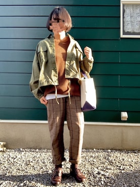 Noahさん(レディース・160cm)の秋コーディネート